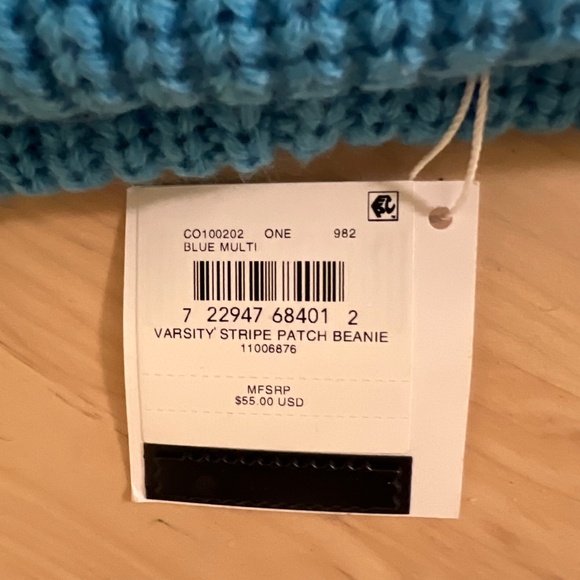 Coach varsity stripe patch beanie - Picture 3 of 4